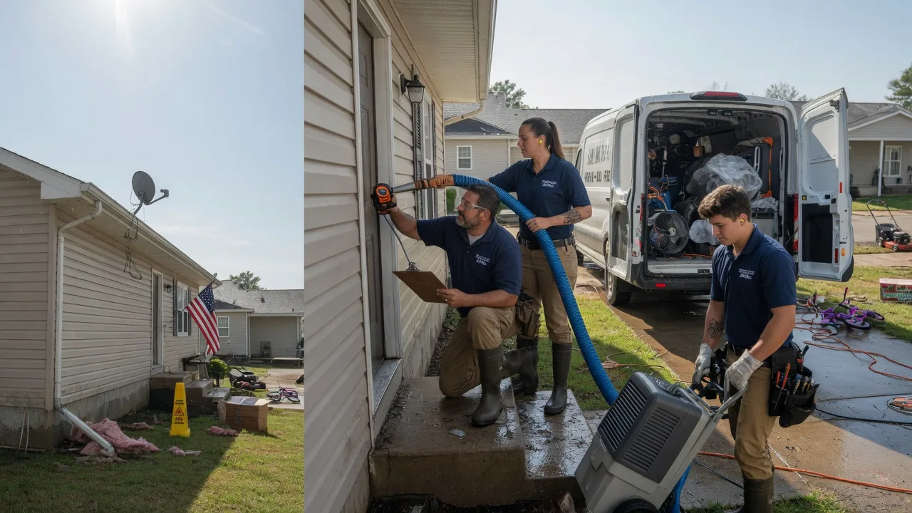 Ceiling Water Damage Restoration in Allen, OK near me